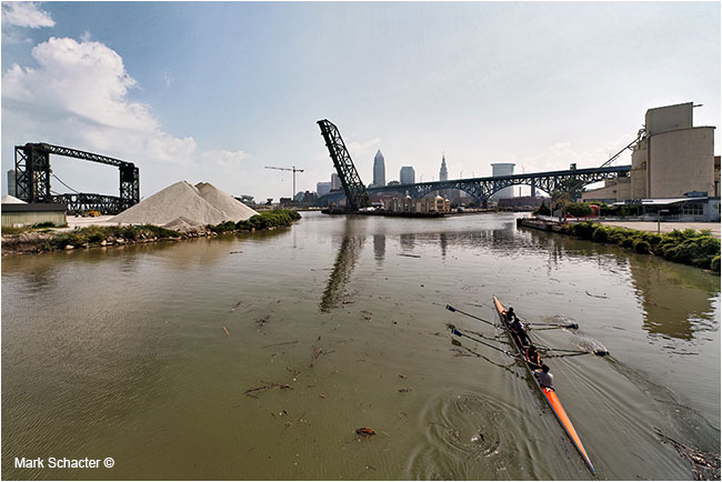 Cuyahoga River Cleveland, Ohio by Marck Schacter ©