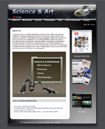 Science & Art Multimedia web site 