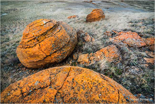Concretions at Red Rock Coulee by Robert Berdan ©