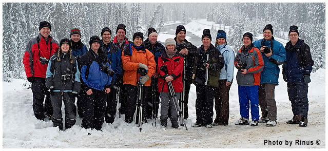 Winter photography workshop Robert Berdan and Rinus Borgsteede instructors