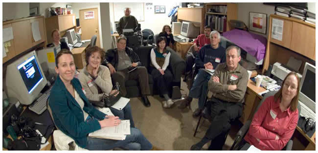 Science & Art Studio with workshop participants