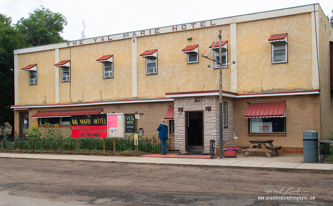 Val Marie Hotel offers rooms, lunch and dinner