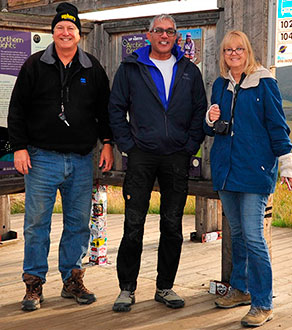 Robert, Kamal and Donna Berdan