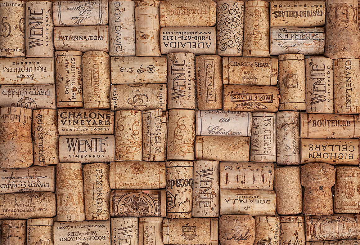 Wine cork art by unknown artist ©