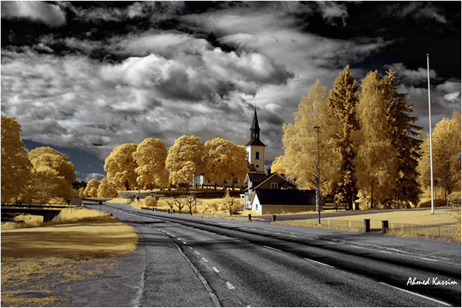 Church scene in infrared by Ahmed Kassim ©