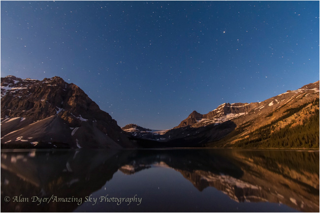 Bow Lake by Moonlight by Alan Dyer ©