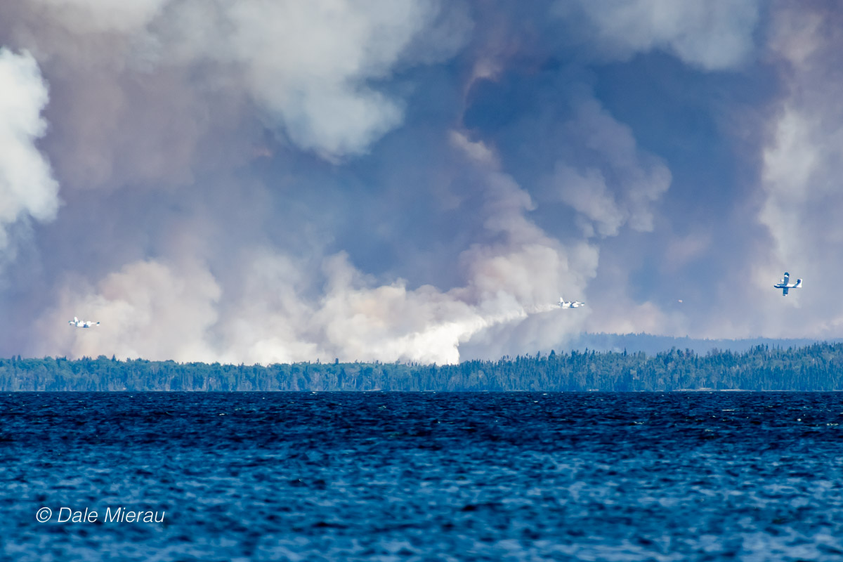 Fire at Hunter Bay by Dale Mierau ©