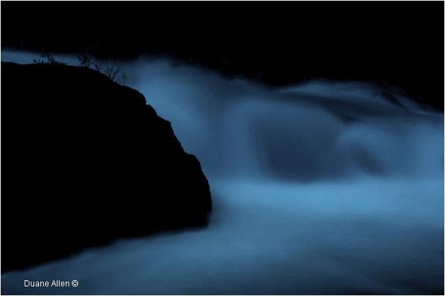 3 am Insomnia - waterfalls by Duane Allen ©
