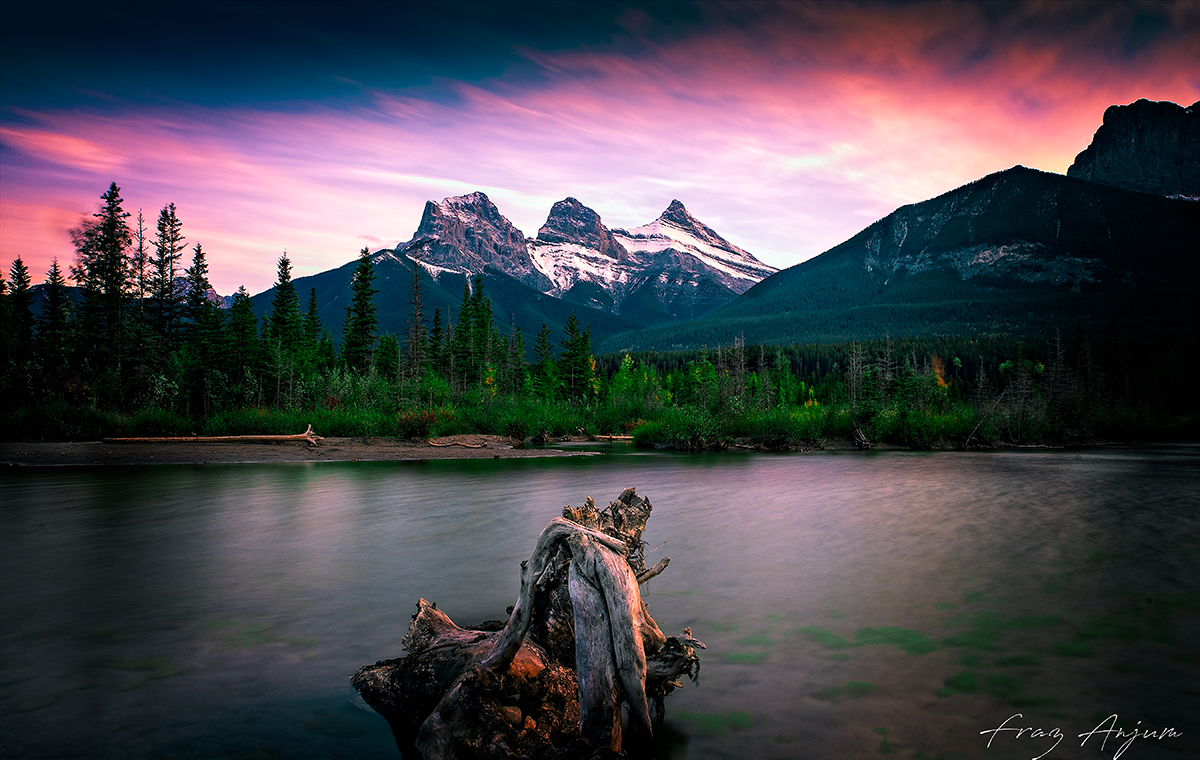 The Three Sisters shot from Policeman’s Creek by Fraz Anjum ©