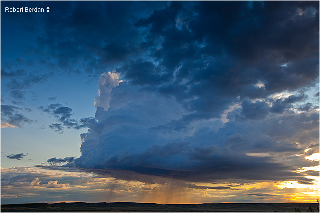 Thunderstorm over Grasslands National Park by Robert Berdan 