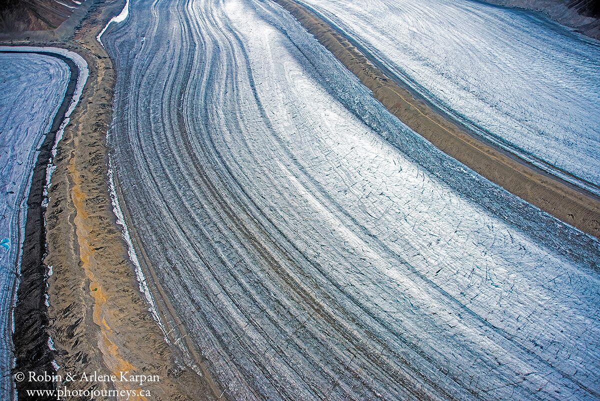 Kaskawulsh Glacier from the Air Robin and Arlene Karpan © 