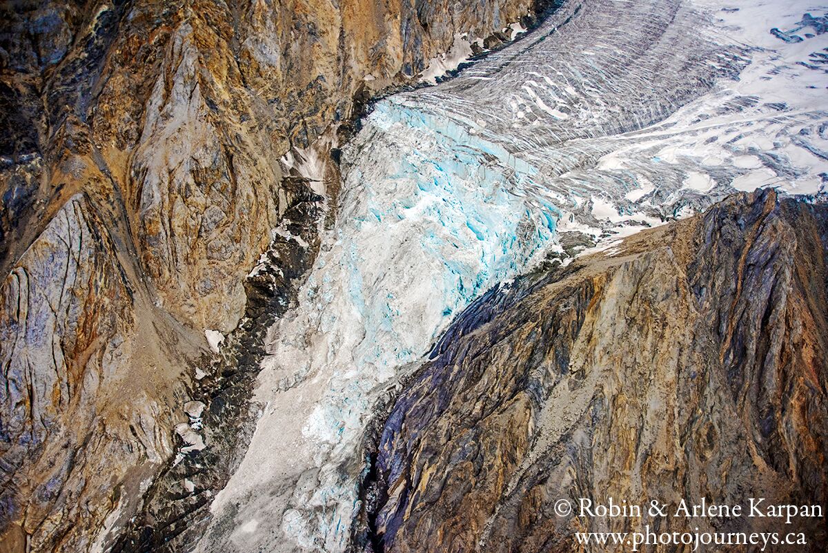 Kaskawulsh Glacier from the Air Robin and Arlene Karpan © 