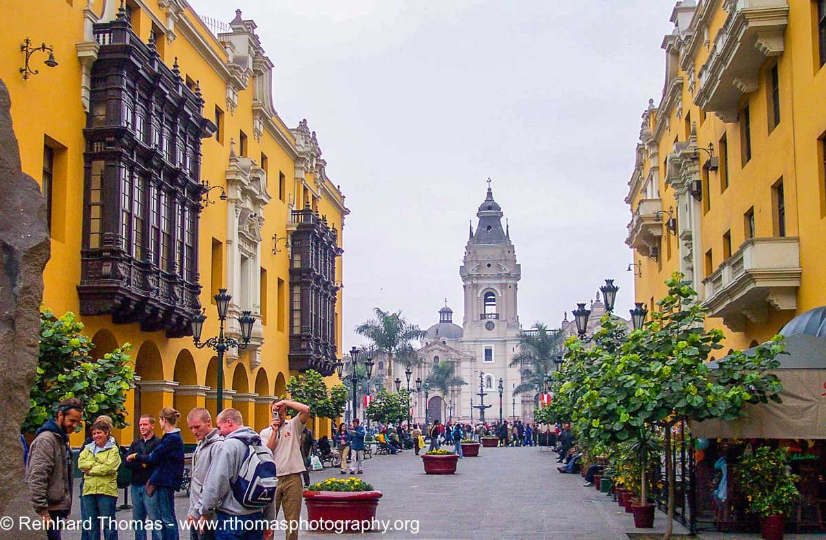 Lima view onto Plaza Mayor  by Rinehard Thomas ©