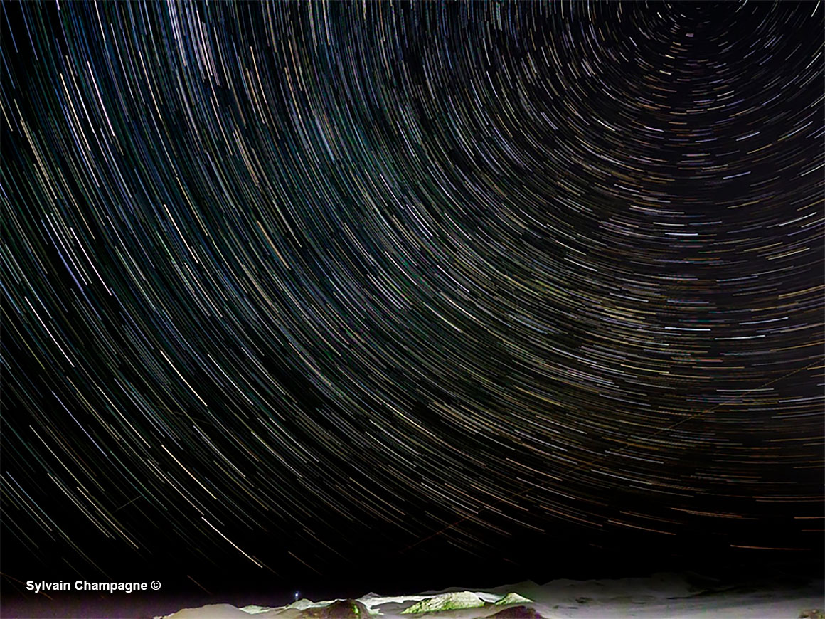 Star trails in Southampton by Sylvain Champagne ©