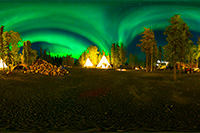 Aurora village outside Yelloknife by Robert Berdan ©