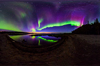 Aurora borealis at Prelude territorial park, NT by Robert Berdan ©