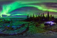 Aurora borealis at Prelude Territorial park by Robert Berdan ©