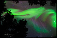 Aurora Borealis and the milky way by Robert Berdan