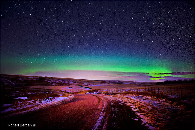 Aurora north of Calgary by Robert Berdan ©