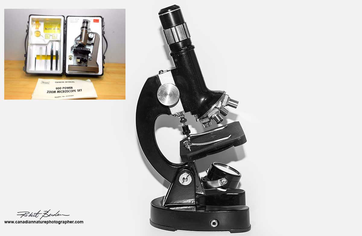 Sears toy microscope by Robert Berdan ©
