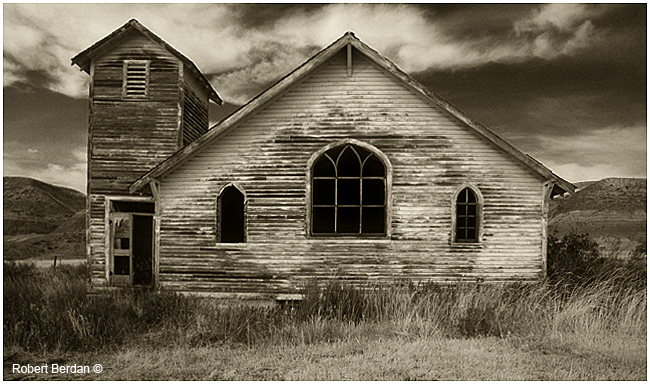 Abandoned Church in Dorthy, Alberta by Robert Berdan ©