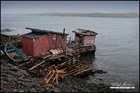 Fishing shack Newfoundland by Robert Berdan