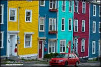 Downtown St. John's Newfoundland by Robert Berdan