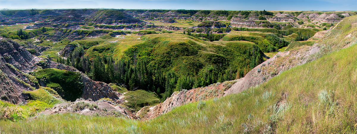 Panorama of Horseshoe canyon by Robert Berdan ©