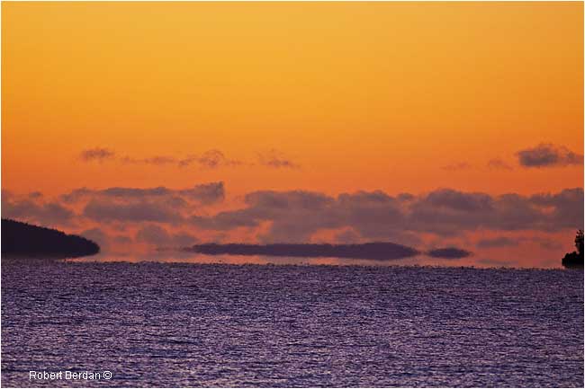 Lake Superior after sunset by Robert Berdan ©