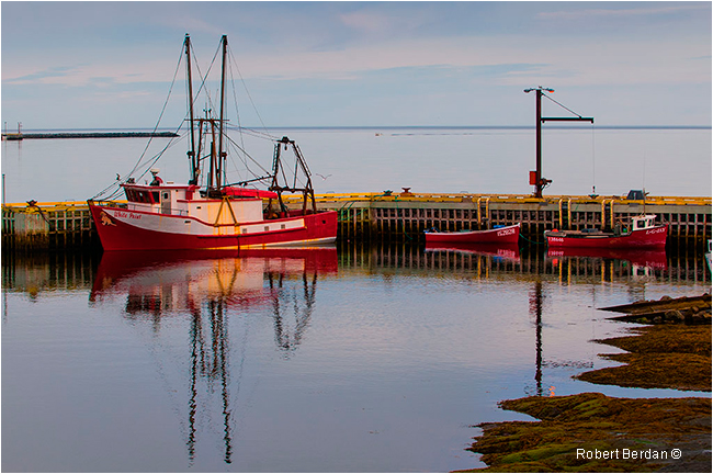 Boats in Rocky Harbour Gros Morne National Park Newfoundland by Robert Berdan ©