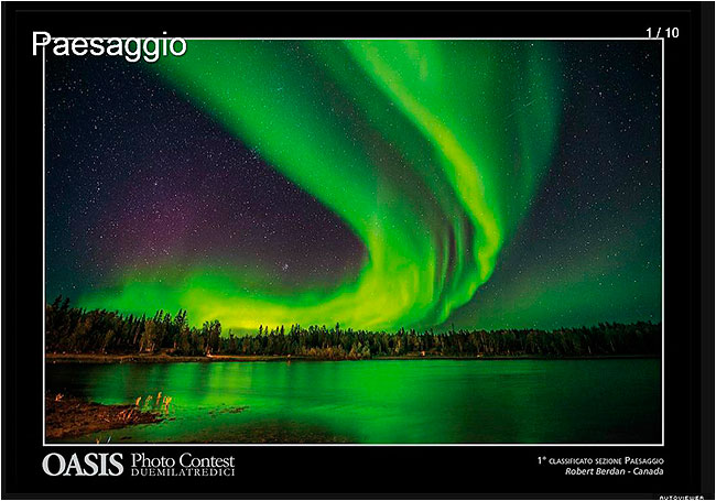 Aurora borealis, Aurora village Yellowknife 1st place in Oasis Landscape category 