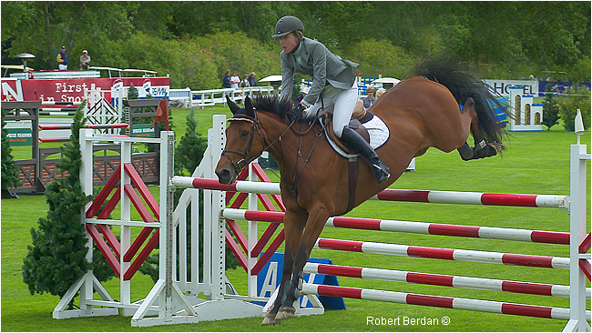 Horse Jumping at Spruce Meadows by Robert Berdan ©