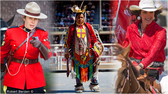 Meet interesting people, Mountie, First Nations and Rodeo Princess by Robert Berdan ©