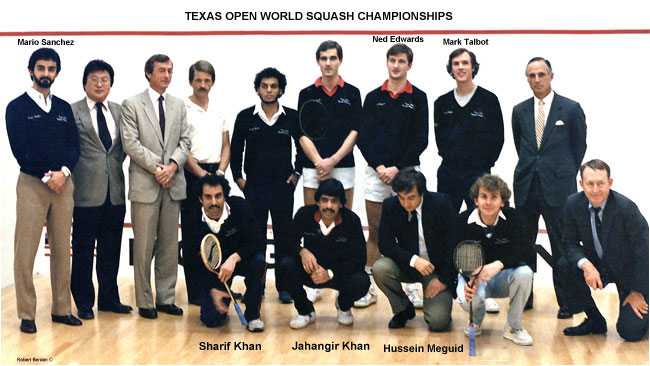 Texas Open Squash Tournament Group Shot by Robert Berdan 