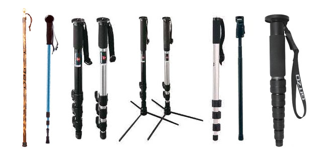 Variety of monopods