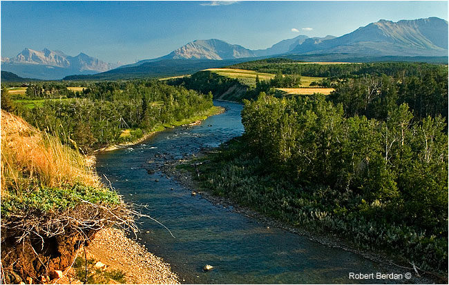Belly river in sourthern Alberta by Robert Berdan ©