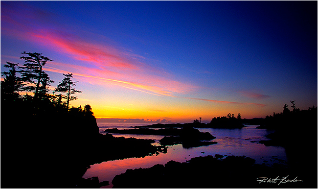 Sunset along the Wild Pacific Trail by Robert Berdan ©